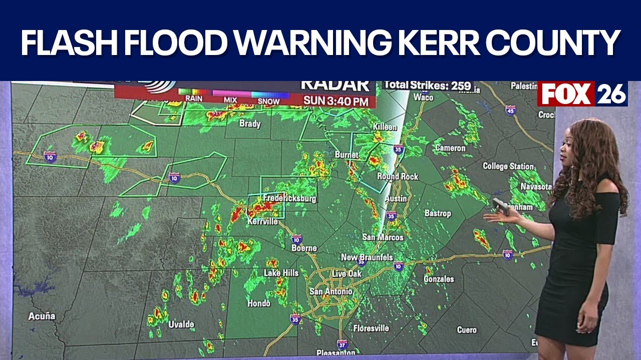 Kerrville, TX flooding: Flash Flood Warning issued in Kerr County