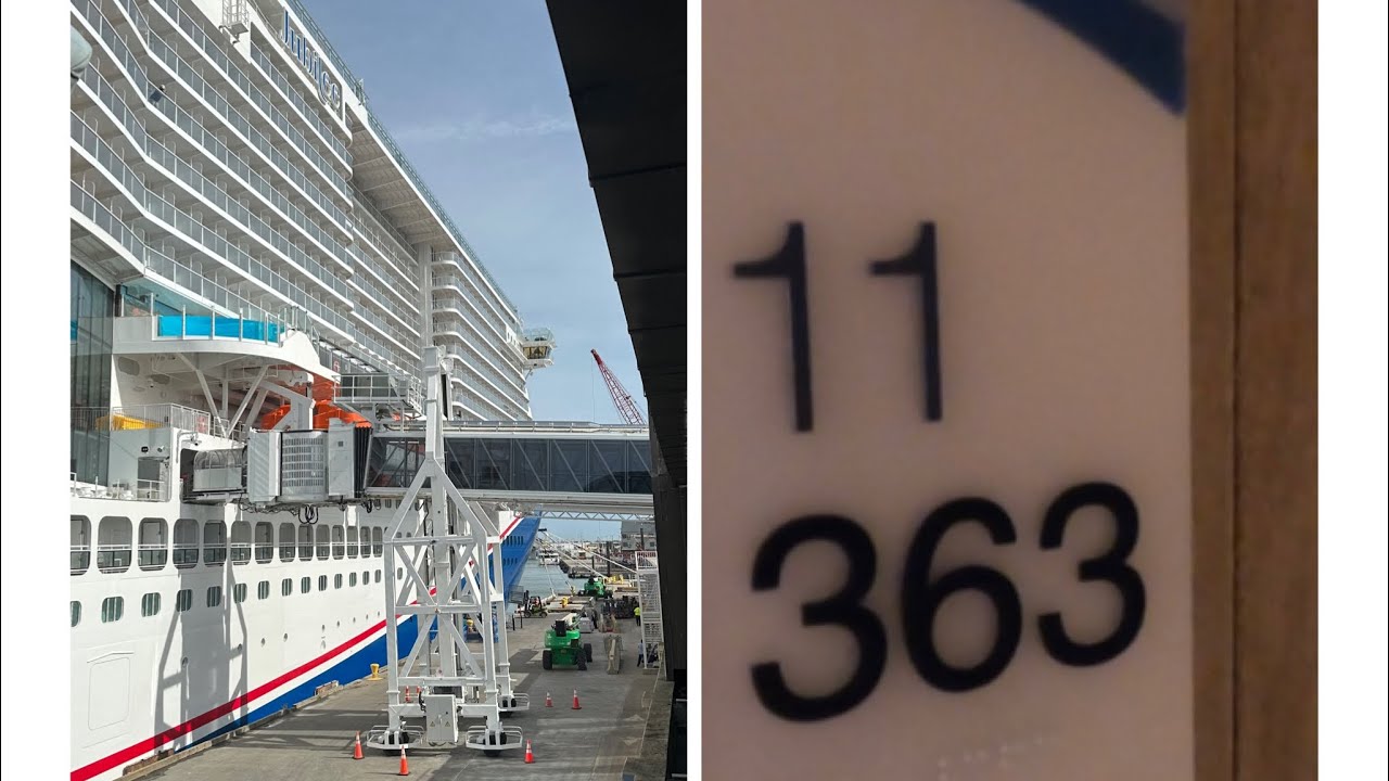 Carnival Jubilee Excel Suite tour of room #11363 for its first Voyage
