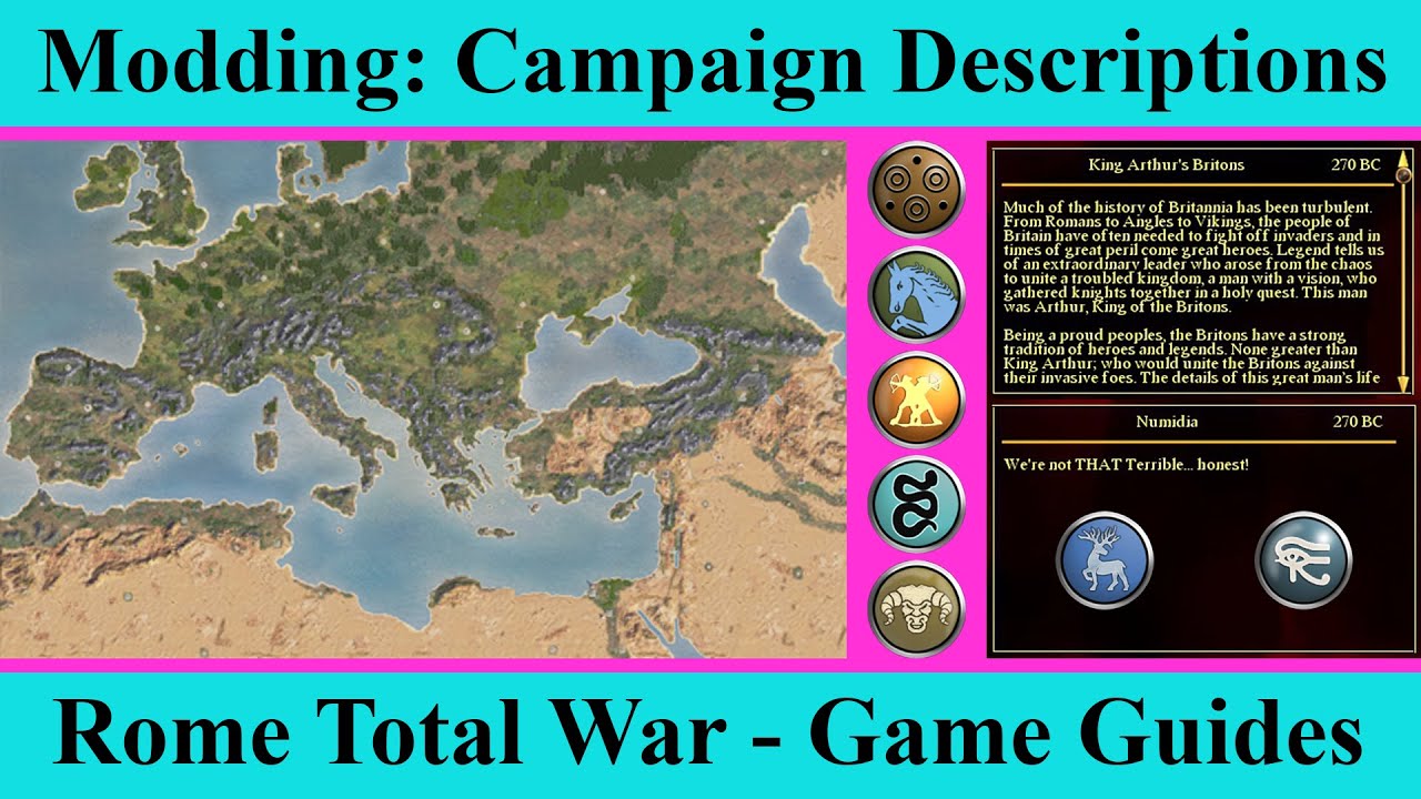 Editing Campaign Descriptions - Game Guides - Rome Total War