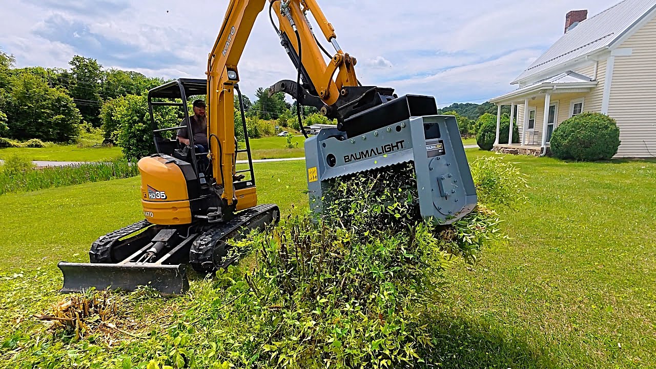 This Attachment Makes Things Disappear! Flail Mulcher