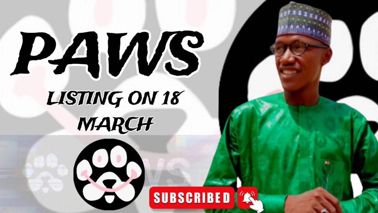 PAWS LISTING ON 18 MARCH