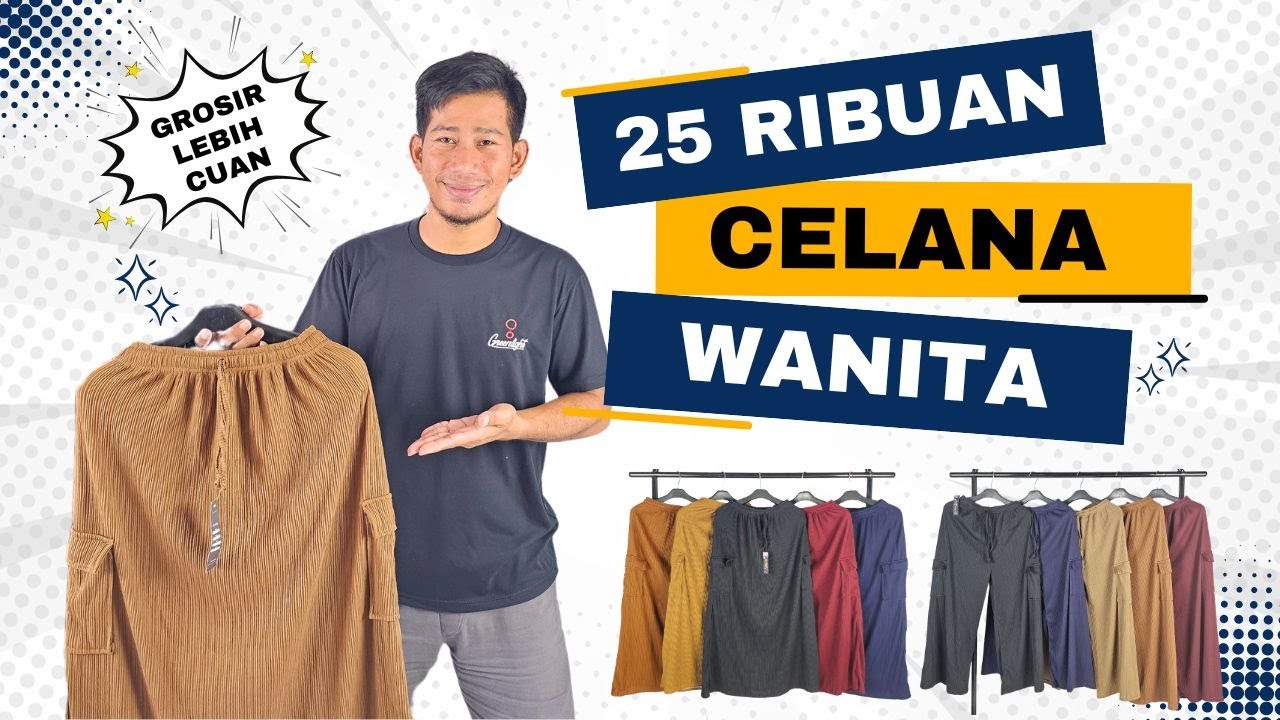 GROSIR CELANA KULOT TERMURAH TANGAN PERTAMA | Andira Fashion | Konveksi Baju