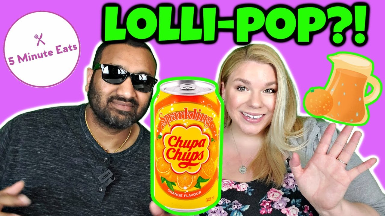 Namyang Chupa Chups Sparkling Orange Drink Review