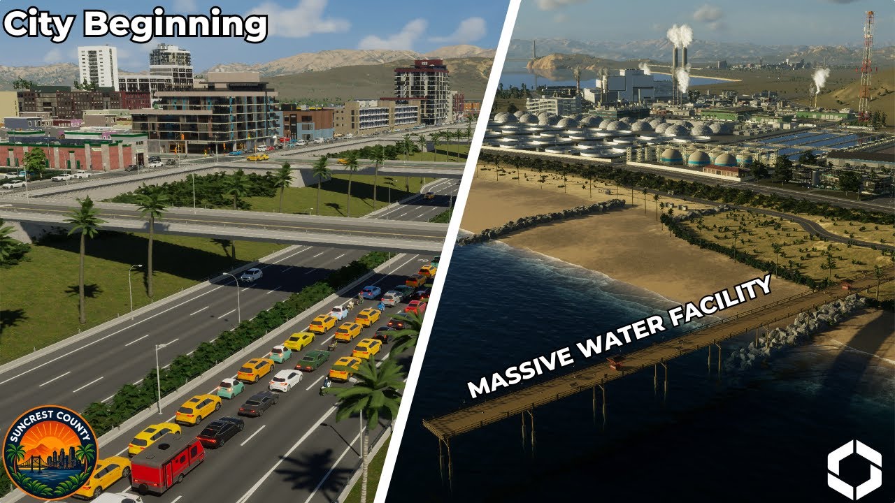 Coastal Engineering in Suncrest County | Cities Skylines 2