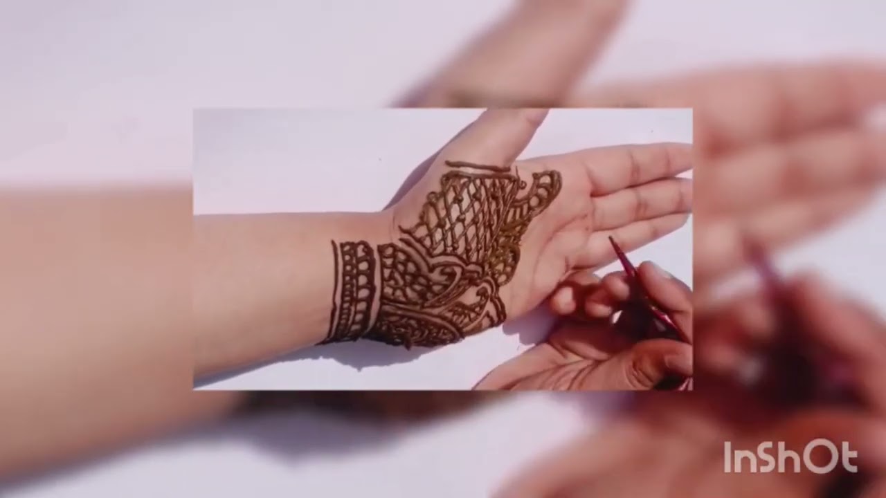 Latest and beautiful mehandi design l front hand mehandi art 🤏 🎨 