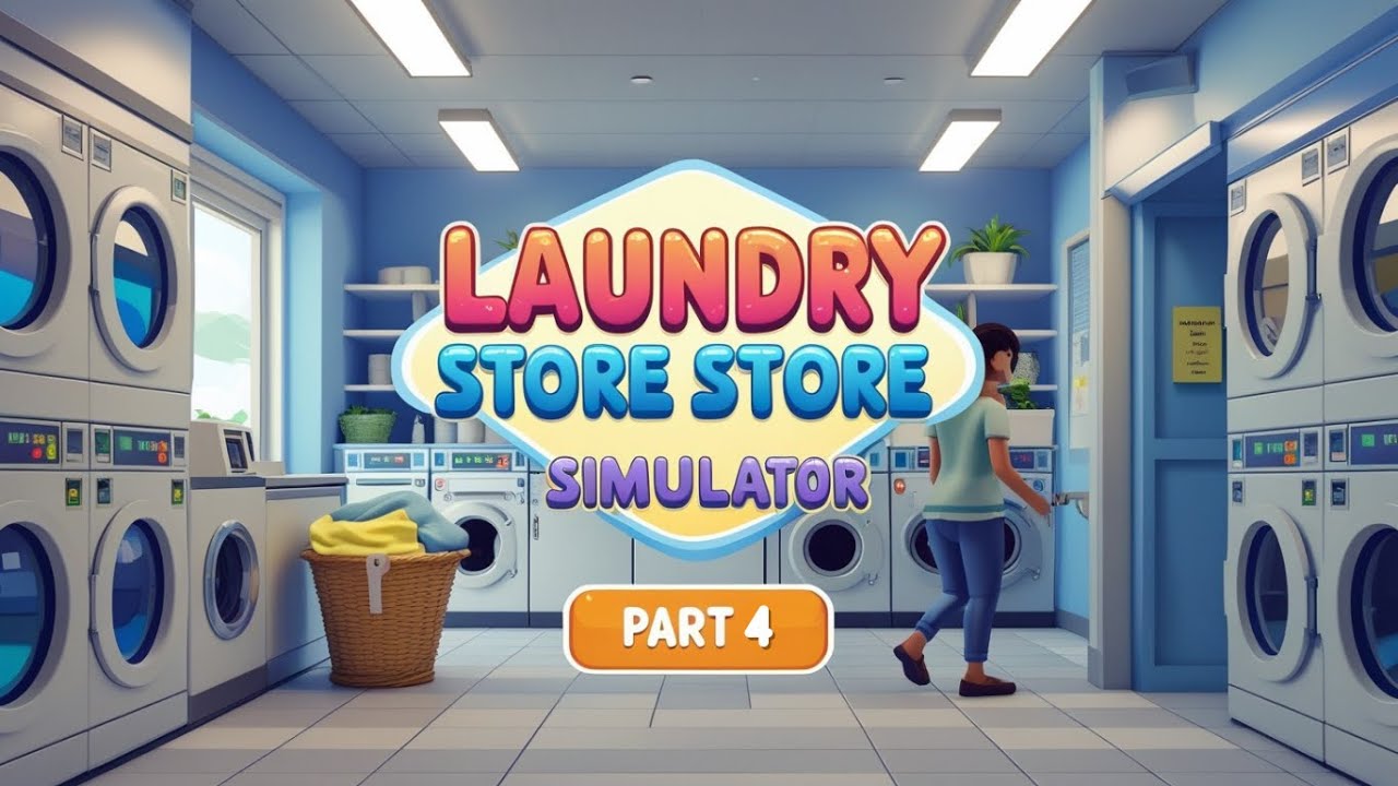 Laundry Store Simulator – We Hired a Cleaner! 🧹 | Part 4: Still Spinning!