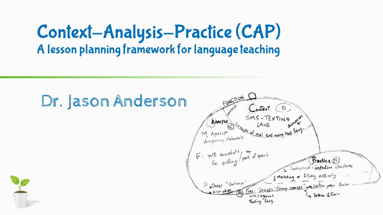 Context, Analysis, Practice (CAP): A lesson planning framework for language teaching.