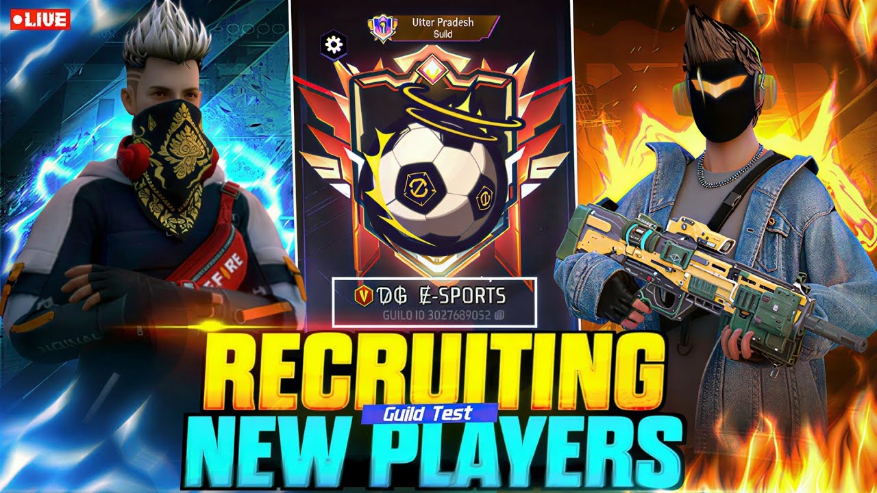 FREE FIRE LIVE GIVEAWAY CUSTOM ROOMS FF LIVE GIVEAWAY & GUILD TEST#FFLIVEGIVEAWAY#ffliveguildtest