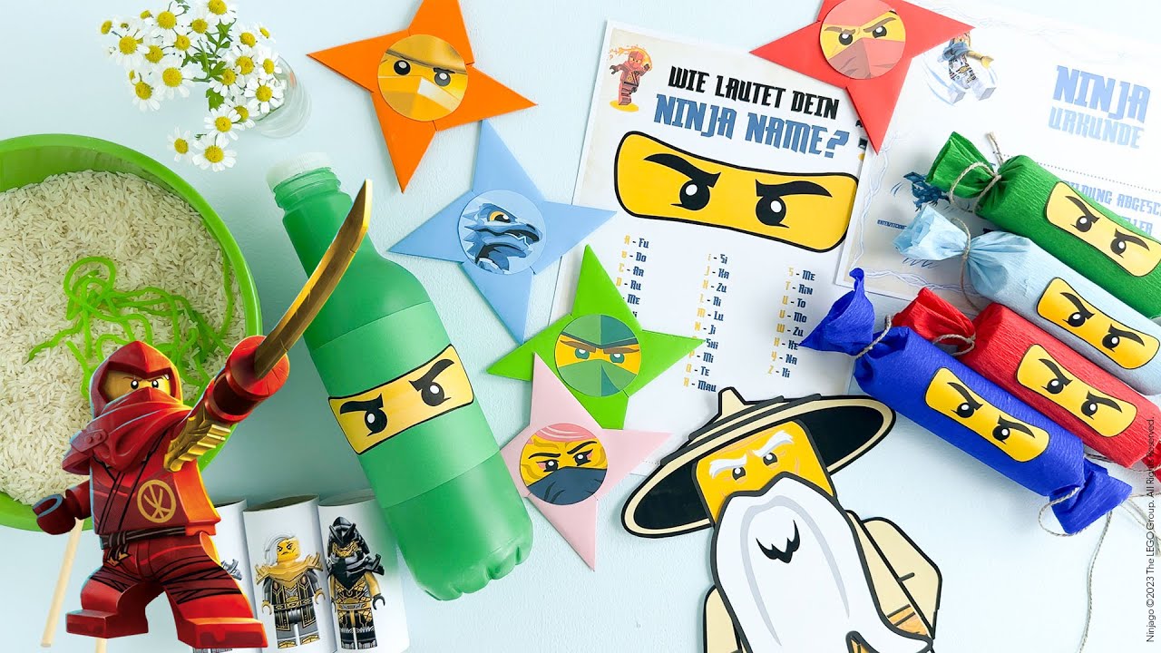 Ninjago Partyspiele | DIY Tutorial | TOGGO für Eltern