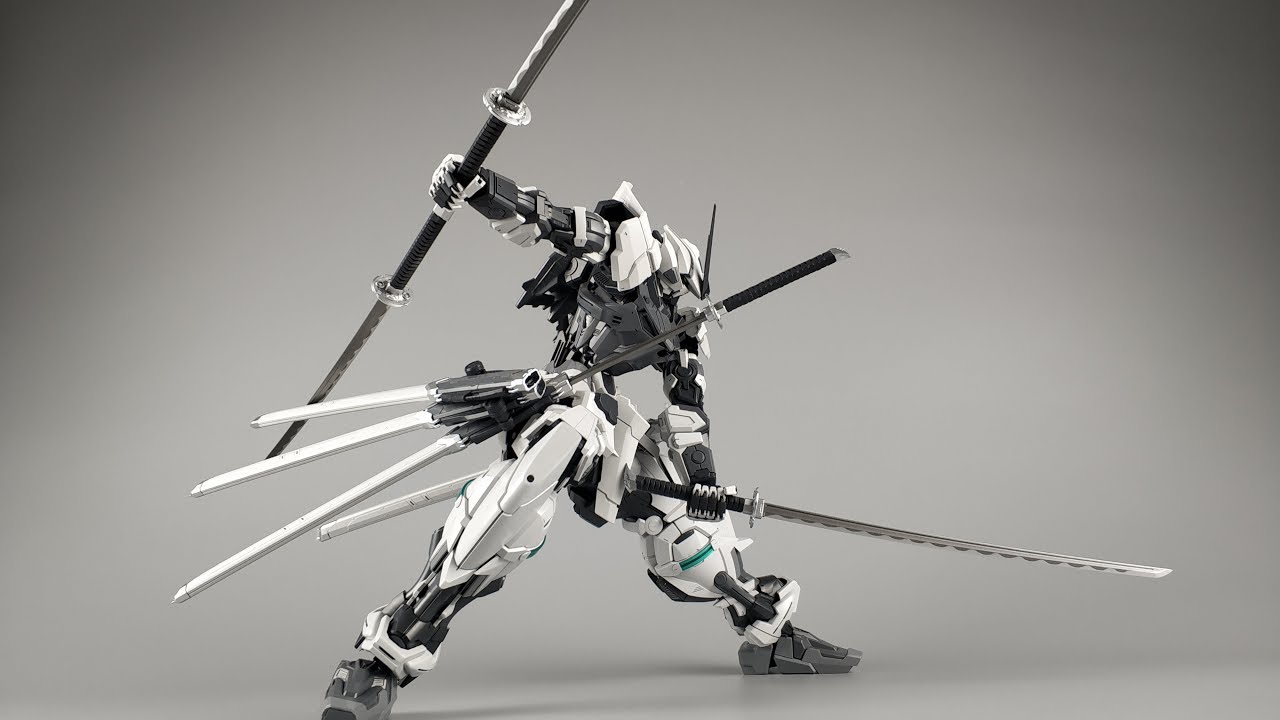 【国模小站】尼尔森工坊 赤之侍鬼 未启动配色（GUNPLA）Nillson Work  Red Frame（Color is not activated）