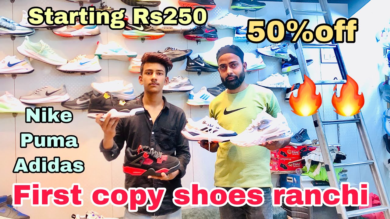FIRST COPY SHOES IN RANCHI | NIKE PUMA JORDAN SHOES RANCHI | saifx vlogs