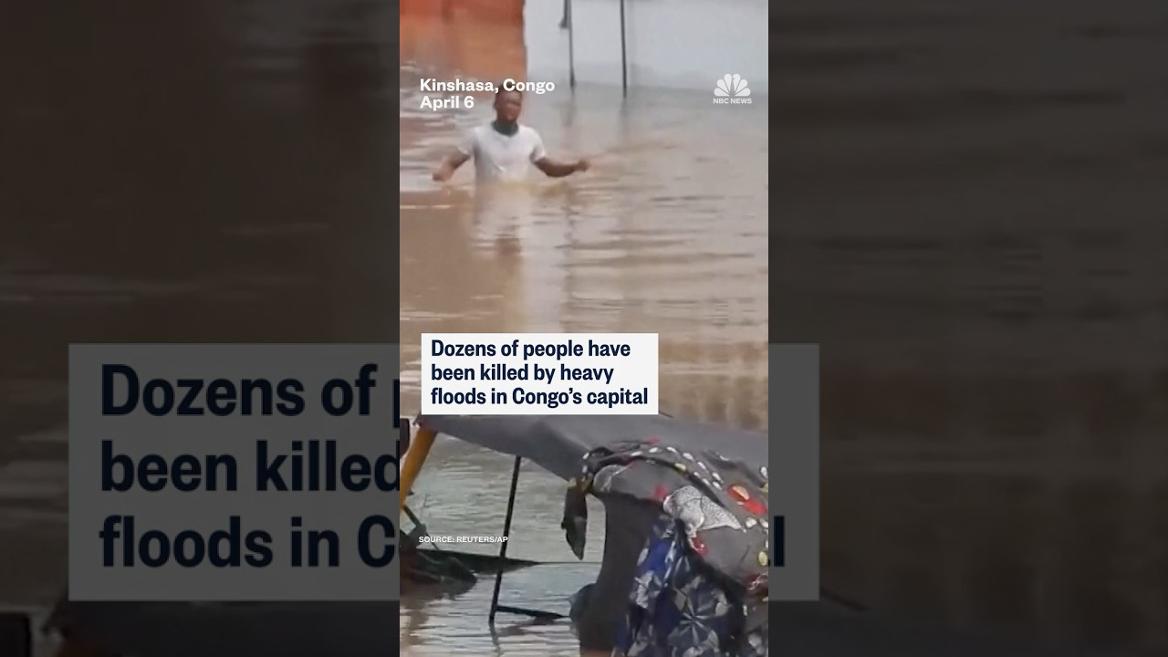 Dozens of people have been killed by heavy floods in Congo's capital