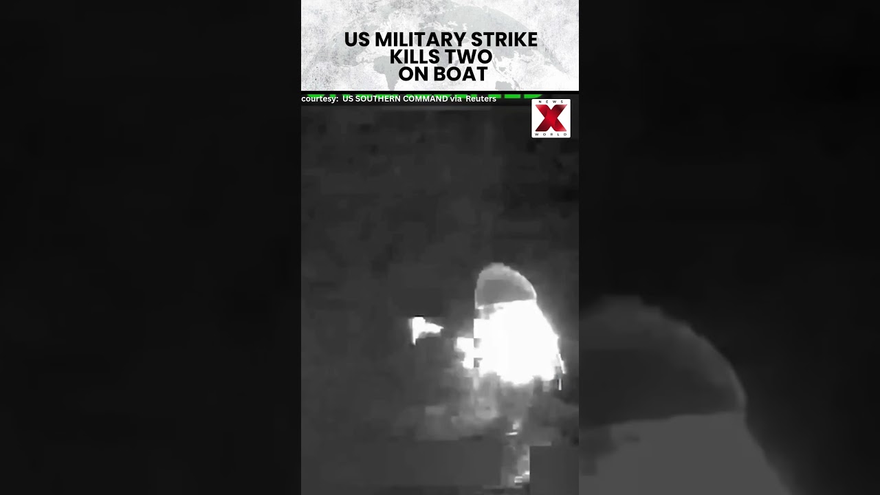 Us military launches strike on illegal vessel| NewsX World