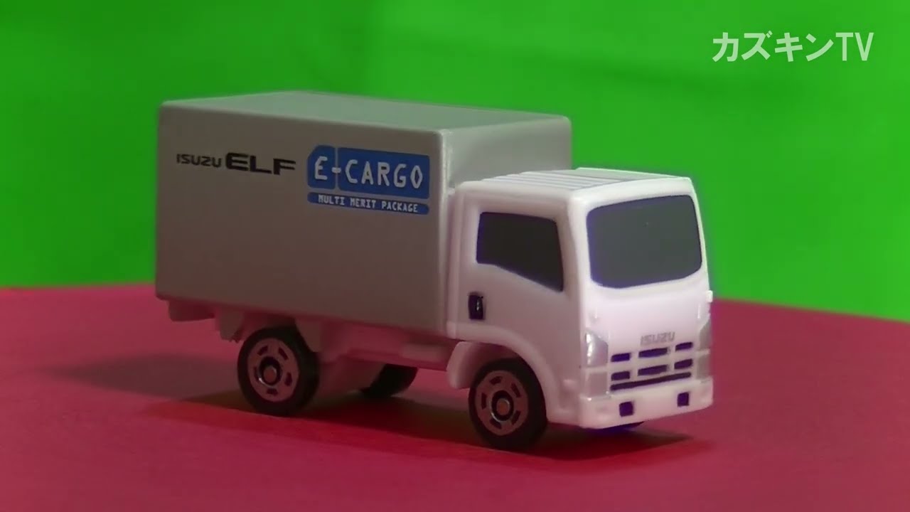 カプセルトミカ　いすゞエルフトラック　開封動画