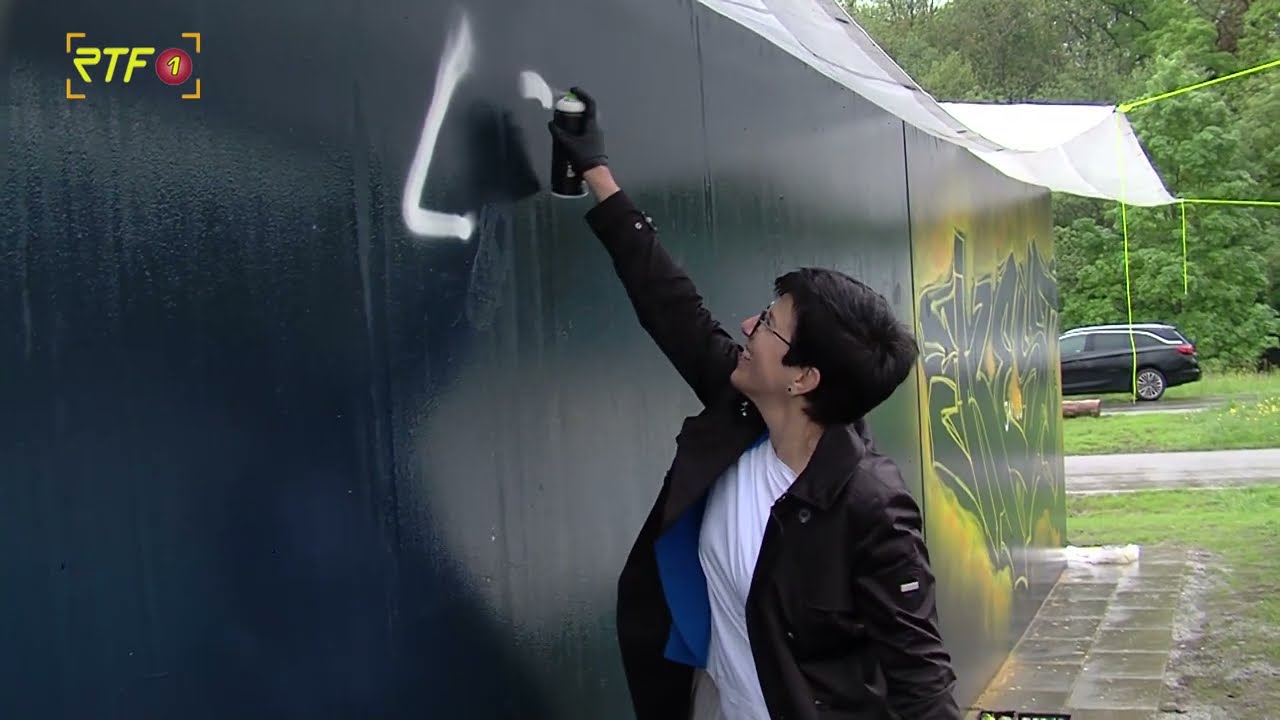 Legale Graffiti-Wand in Metzingen eingeweiht