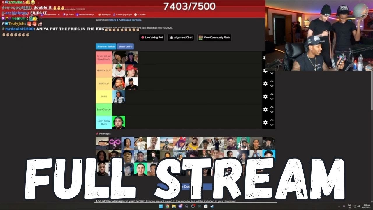 Aug 16, 2025 - Short last stream w/ BigEx, Reem & Tayy (FULL VOD)