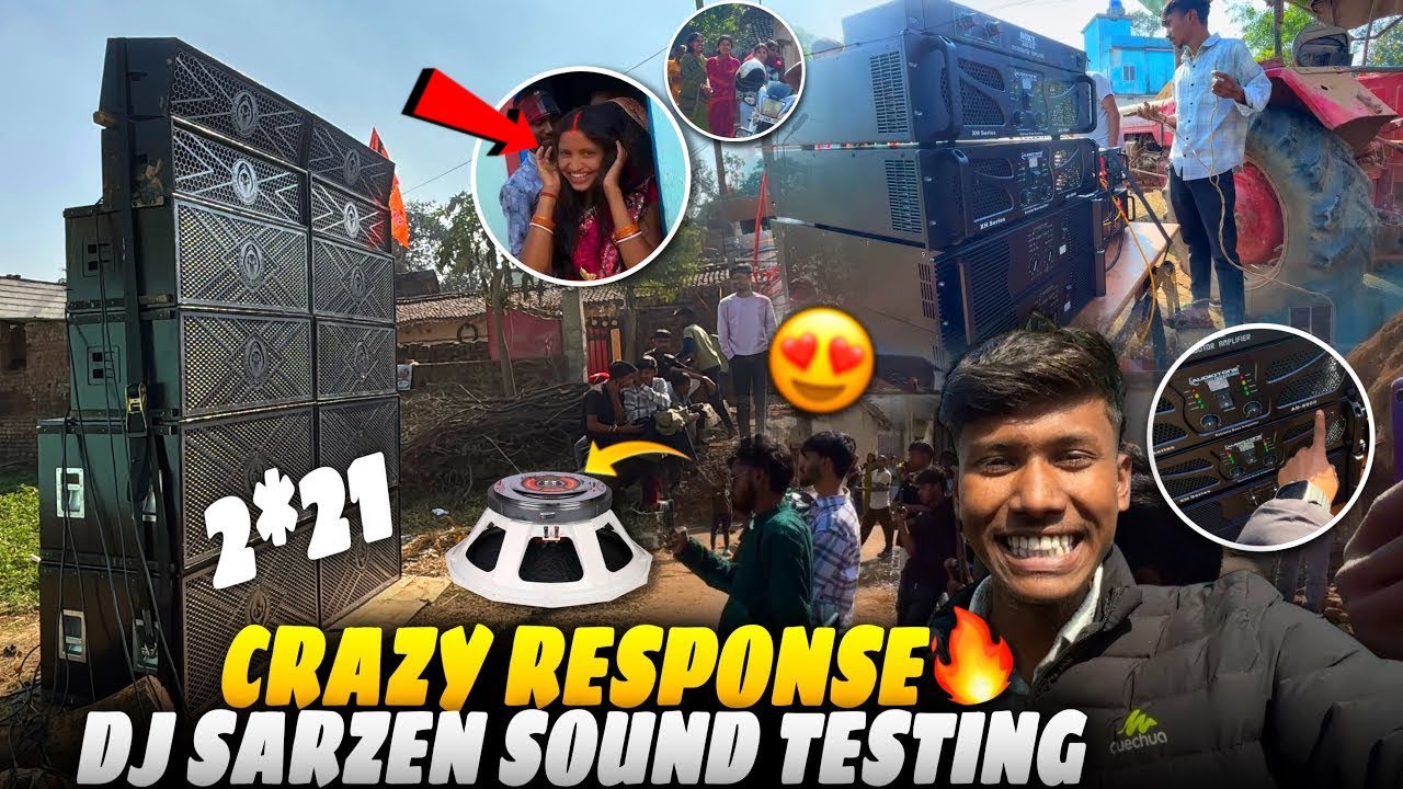 Dj Sarzen Production 🔥 2*21 & 3*15 Khatarnak Sound Testing 🔊