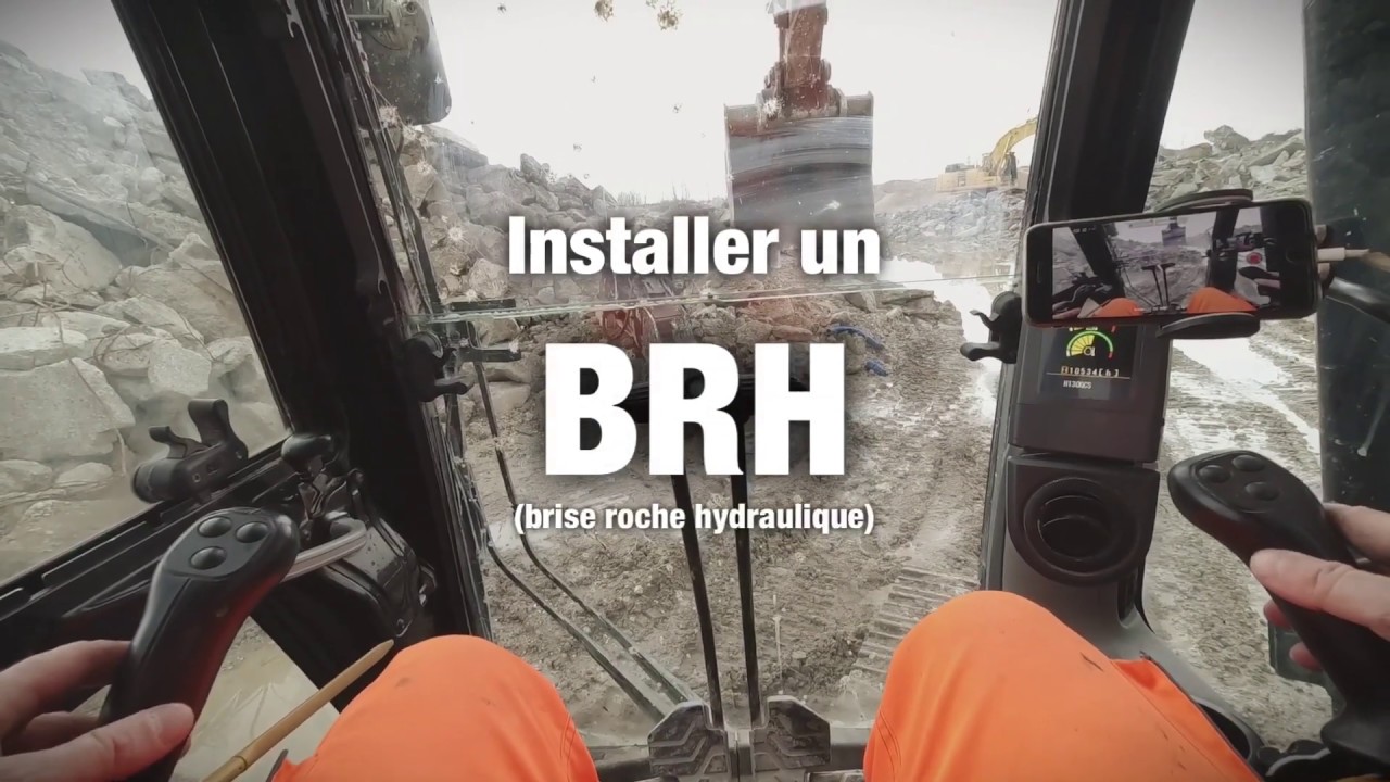 INSTALLATION BRH /MARTEAU SUR UNE PELLETEUSE TUTO