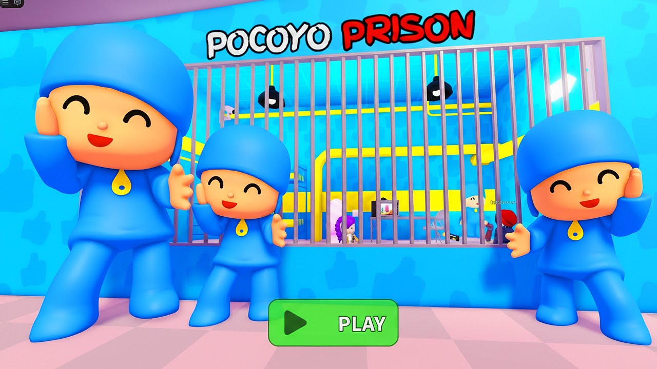 POCOYO'S PRISON RUN! roblox! Gameplay Walkthrough No Death 4K #3