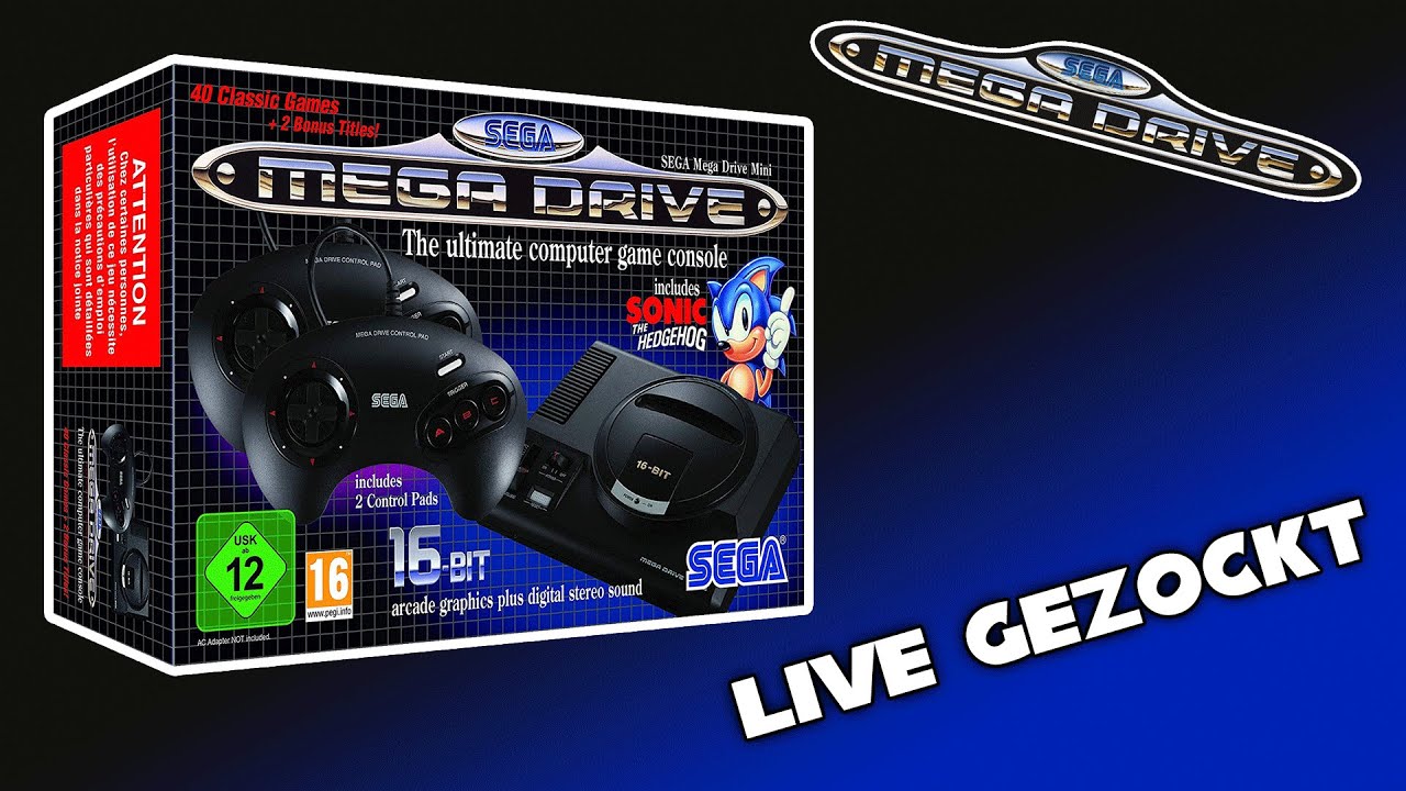 🔴Live gezockt: SEGA Mega Drive Mini