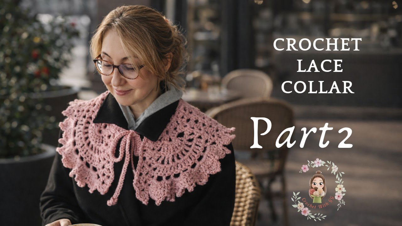 Cuello a Crochet con Volantes 🌸 | Paso a Paso Fácil | Parte 2