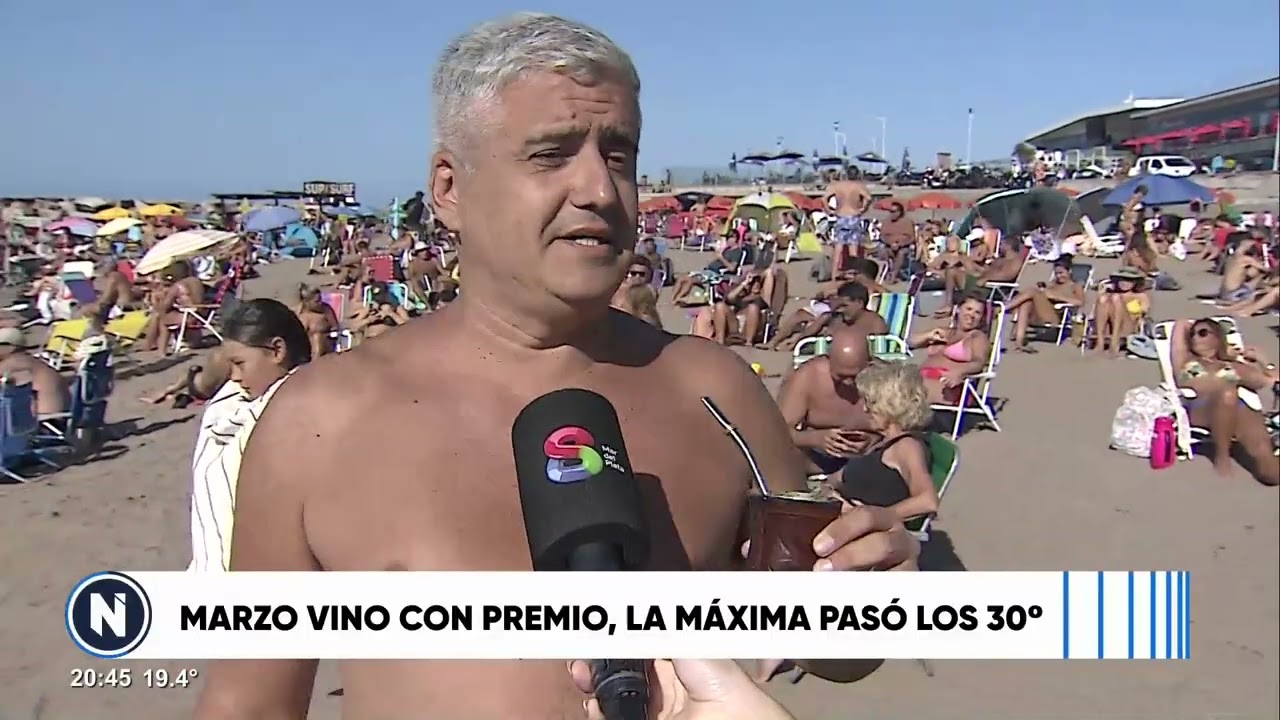 MARZO VINO CON PREMIO, LA MÁXIMA PASÓ LOS 30 GRADOS
