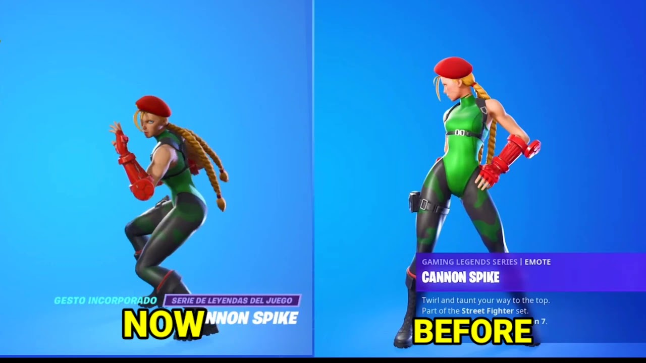 FORTNITE CAMMY CANNON SPIKE cambio en el audio