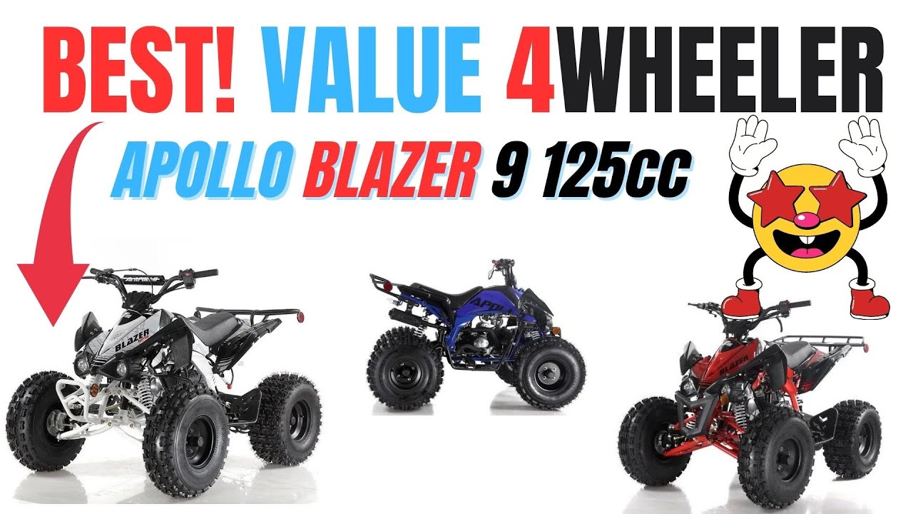 Apollo Blazer 9 125cc A Budget Friendly ATV Bike for Adventure Thrill Seekers