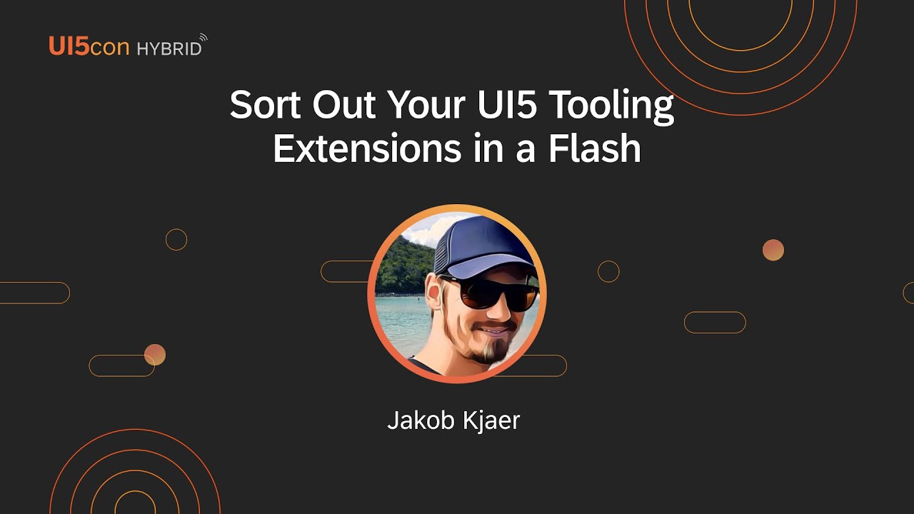 UI5con HYBRID 2022: Sort out your UI5 tooling extensions in a flash
