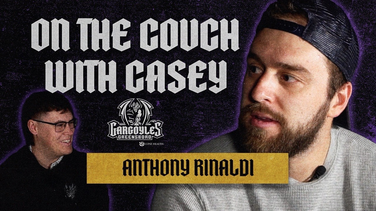 ANTHONY RINALDI PLAYED OVERSEAS | On the Couch with Casey Ep. 09 - Greensboro Gargoyles Hockey
