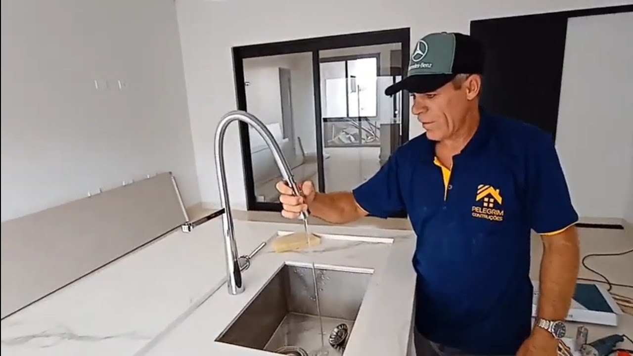 Como montar e instalar torneira monocomando gourmet