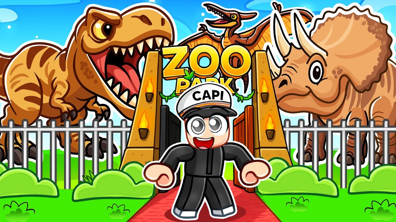I Built a JURASSIC DINOSAUR ZOO in ROBLOX