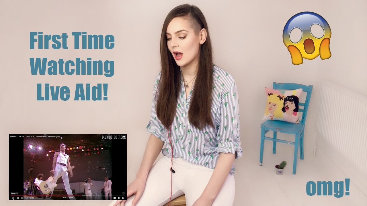 FIRST TIME WATCHING LIVE AID!! QUEEN / FREDDIE MERCURY REACTION