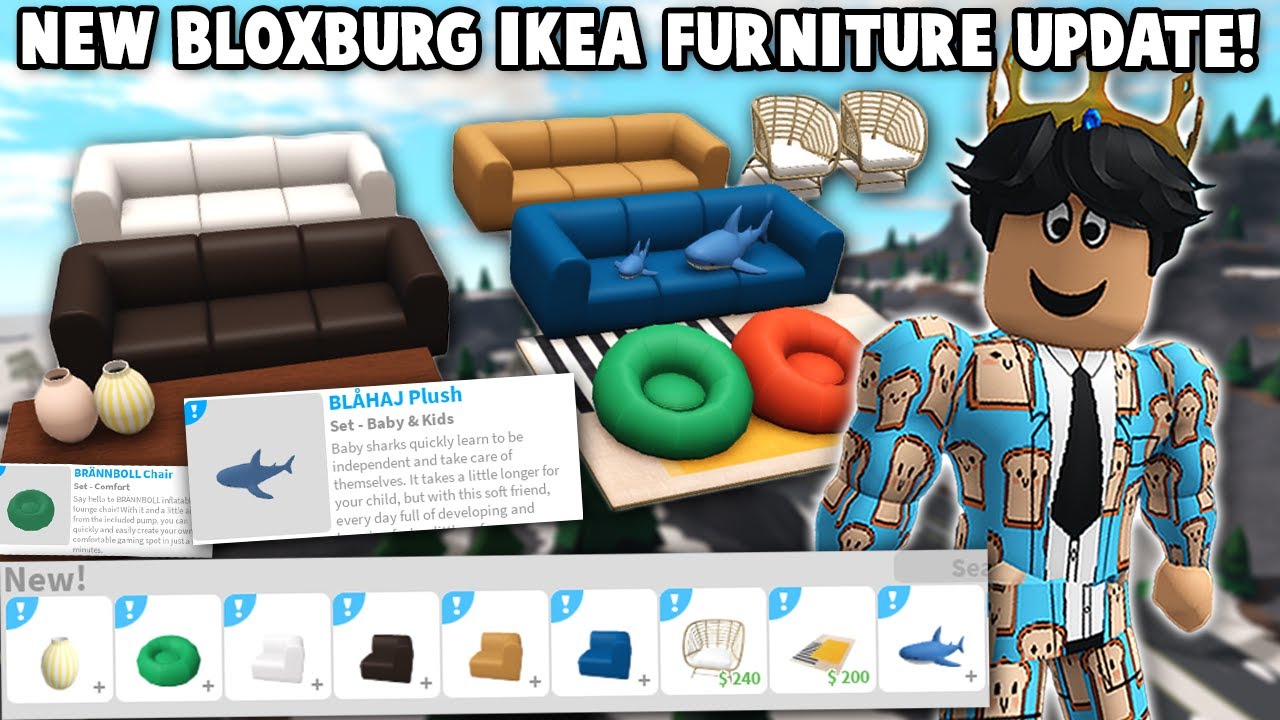 THE NEW BLOXBURG IKEA FURNITURE UPDATE IS HERE... ITEMS AND NEW LOADING SCREEN