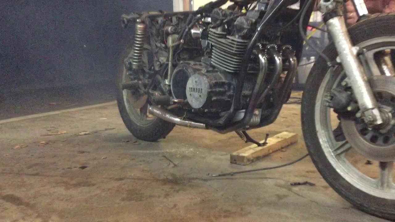 1977 Yamaha XS750 First Start in 30 Years!!