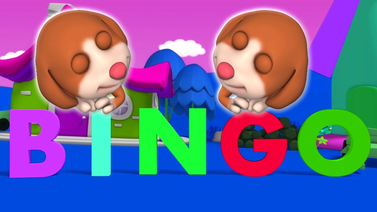 Bingo os cão canção | Coleção de rimas de berçário | Dog Rhyme | Kids Song | Bingo The Dog Song