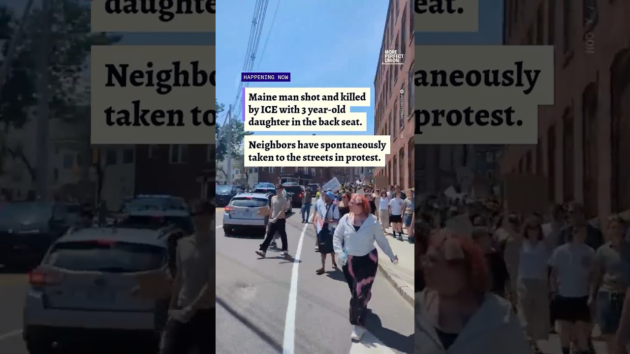 В штате Мэн агент ICE застрелил мужчину. Соседи вышли на улицы с протестом.
