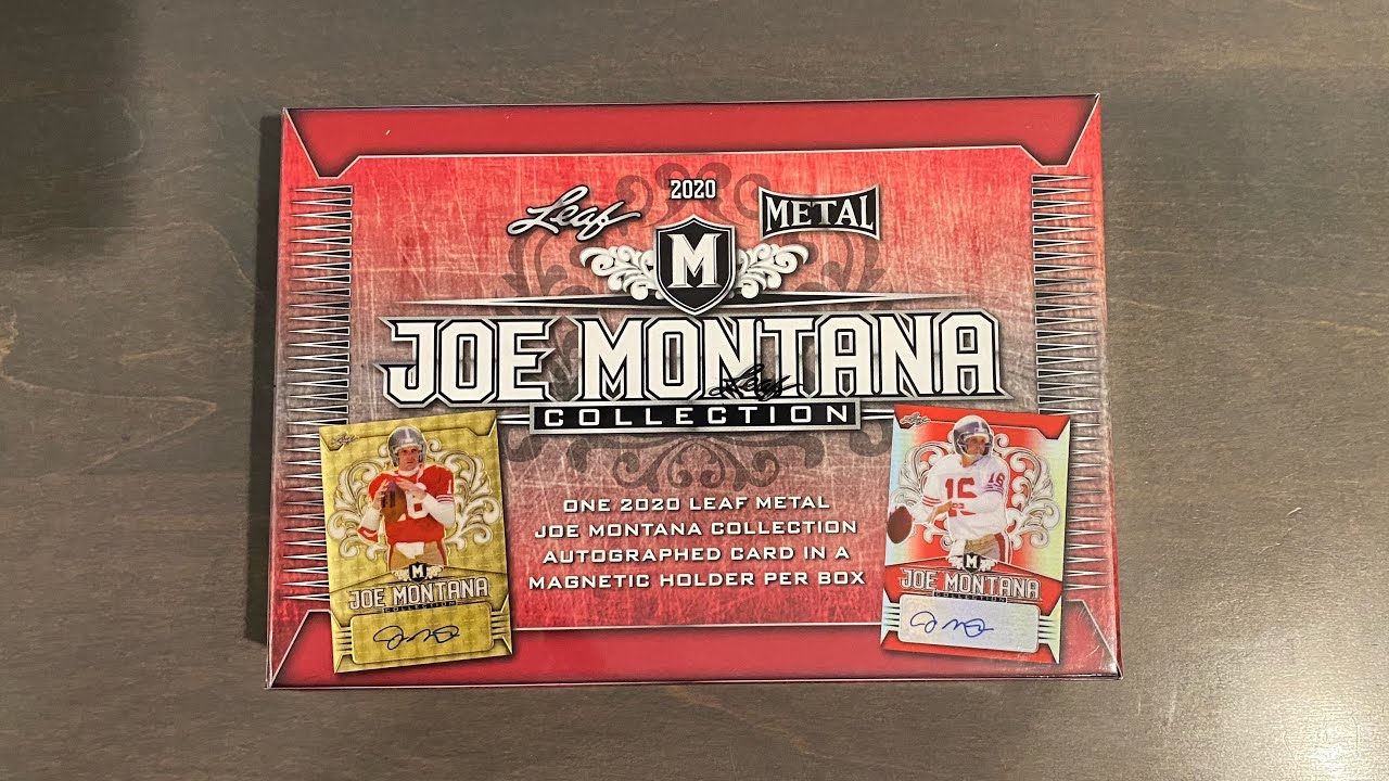 2020 Leaf Metal Joe Montana Collection Hobby Box Opening - Cracked Ice Color?