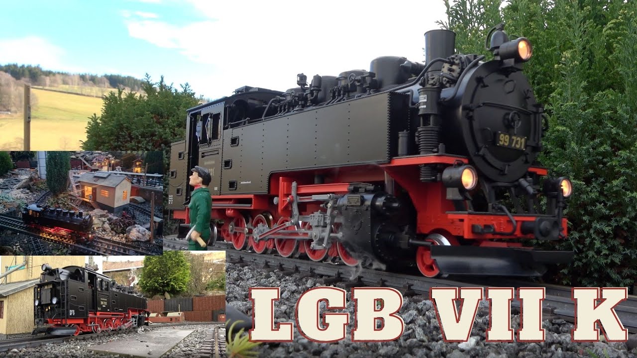 Die neue Lgb VII K🚂der DR🚂21480🚂Tag☀️Nachtfahrt🌘Testfahrt🛠️ in R1-R3 Radius/Lgb/Piko Gartenbahn🏡🏘️