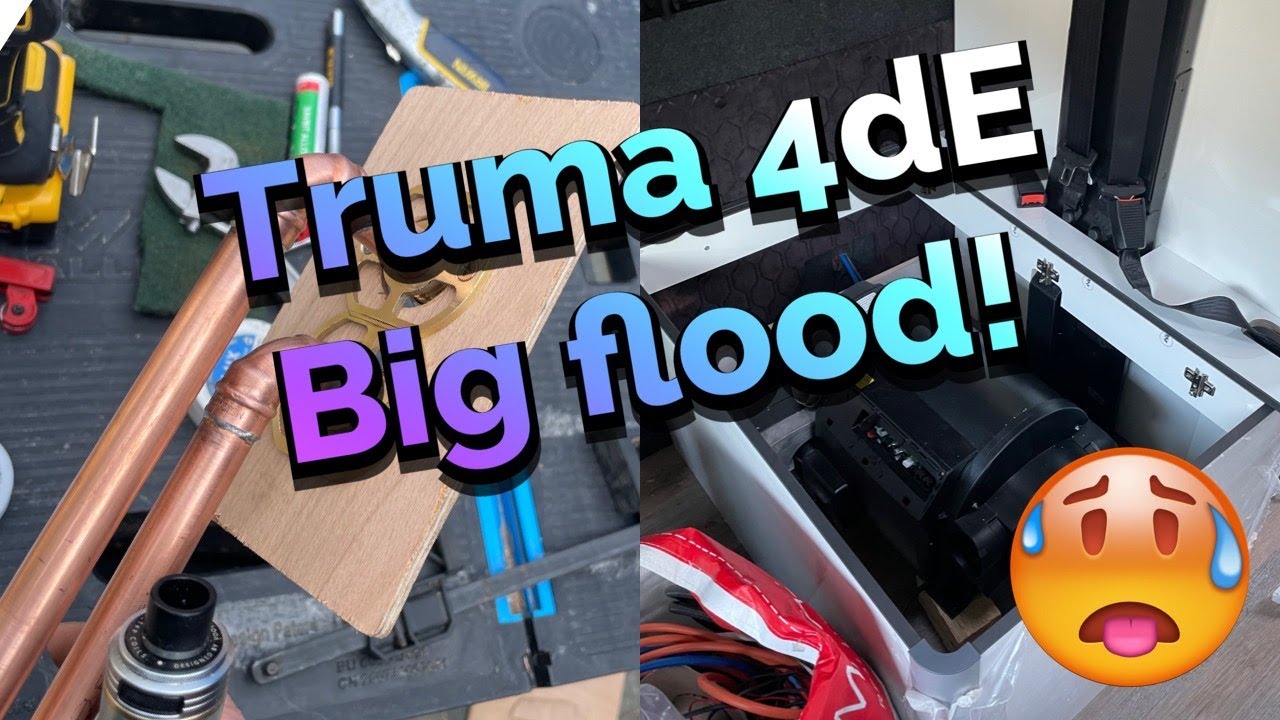 Установка дизельного обогревателя Truma D4E, отвод топливного бака для вспомогательной трубы и за...