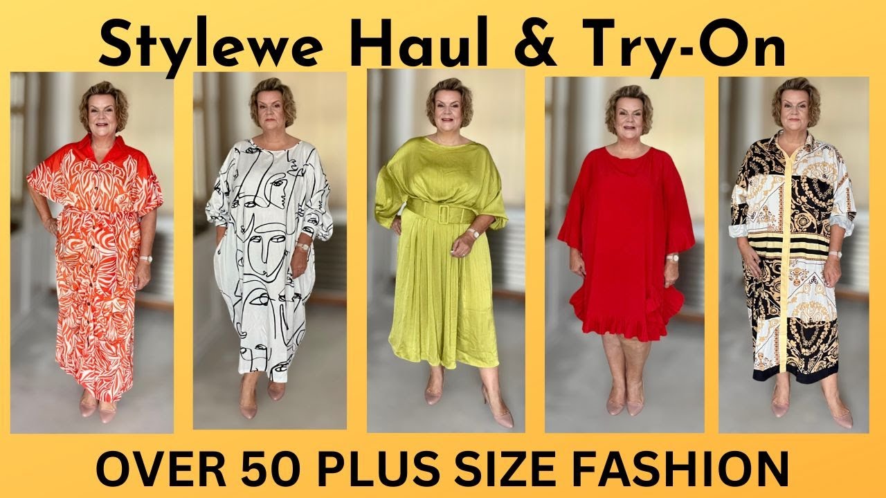 Stylewe Haul & Try On - Some Hits & Some Misses - Over 50 Plus Size Fashion