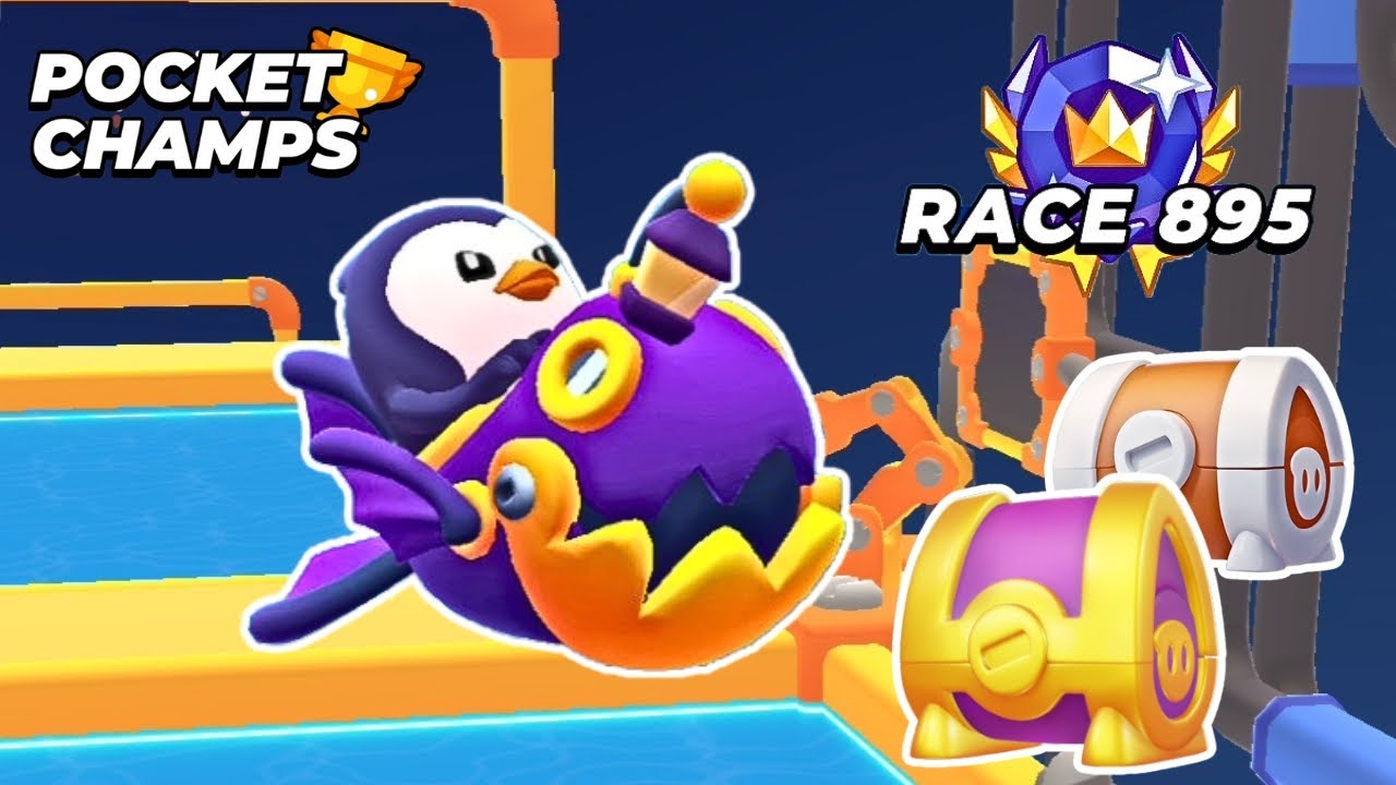 World Best Pocket Champs Game | Penguin At The Races 895
