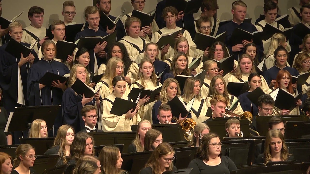 God of Our Fathers - Dordt University Wind Symphony, Chorale, and Concert Choir - Claude T. Smith