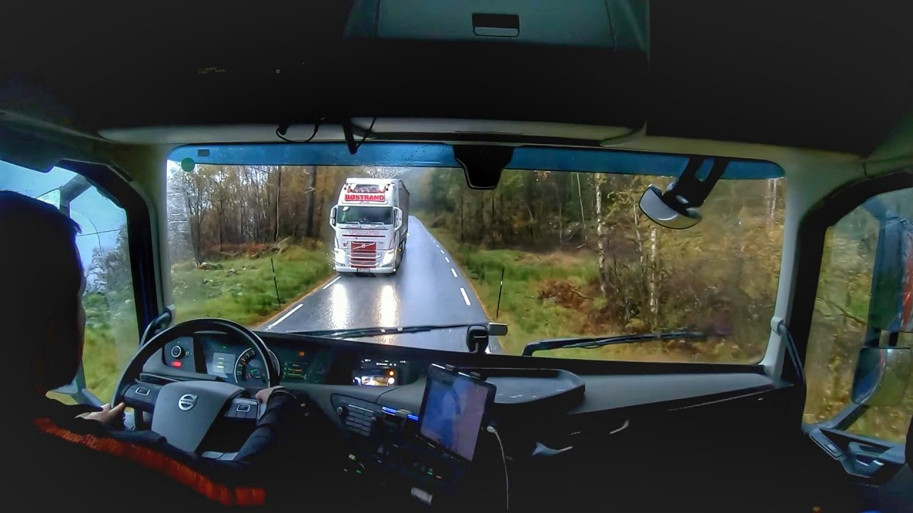 CV DRIVING VOLVO 540 DUAL CLUTCH - NORWAY 614 ROAD SVELGEN