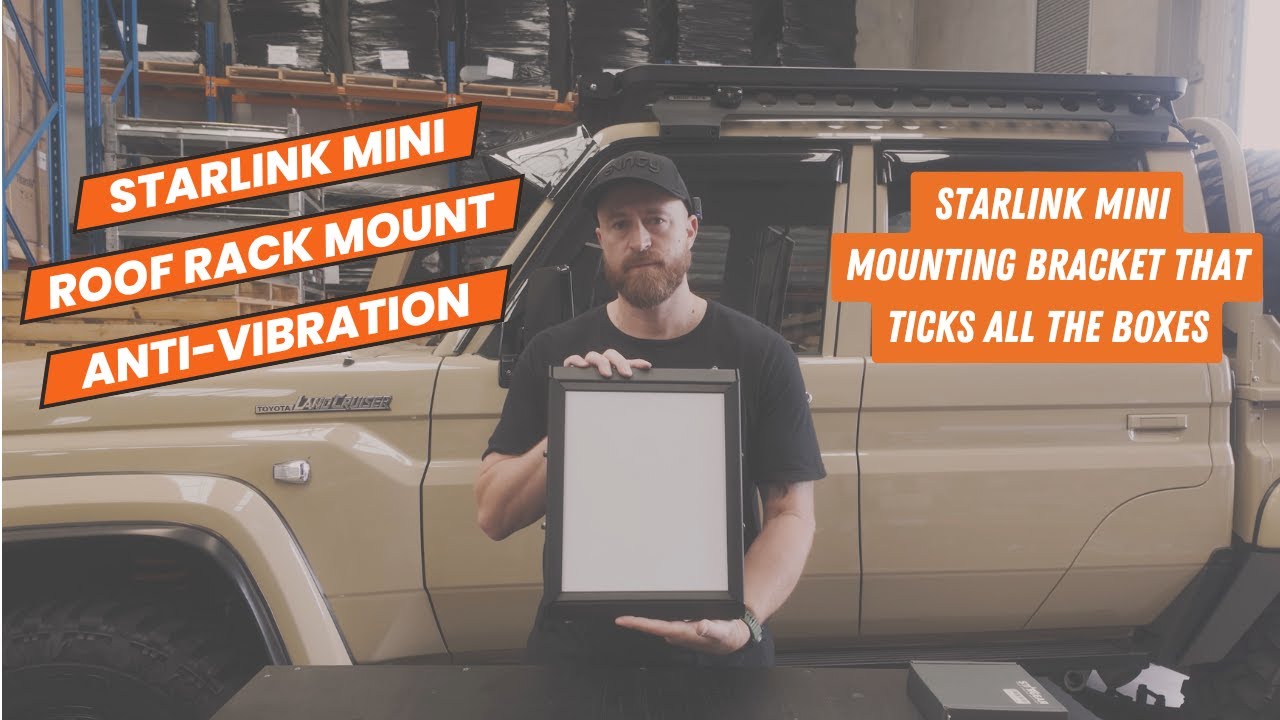 Securely Mount Your Starlink Mini On A Roof Rack, Easy installation Guide - Australia