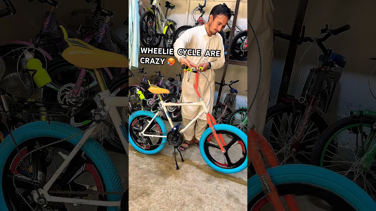 Wheeling Cycle in Pakistan 🥵 #shortsfeed #trendingshorts #youtubeshorts #shorts #cycleshorts