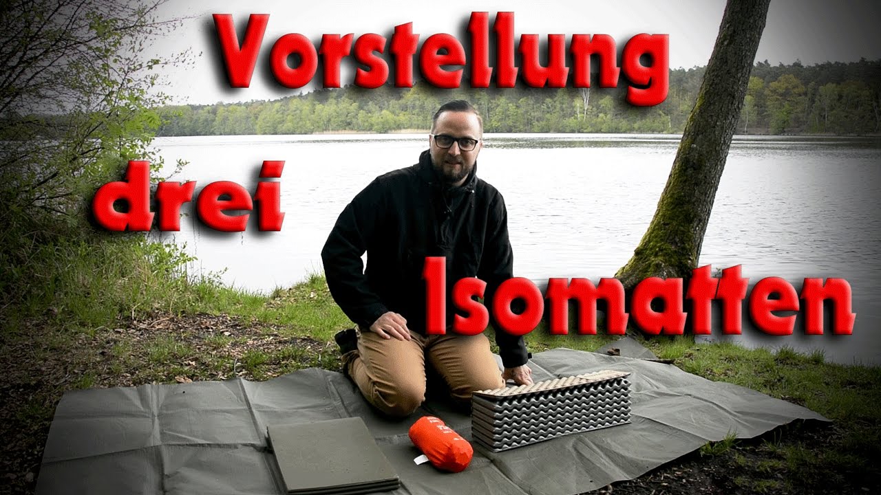 Drei Isomatten in Vorstellung/ BUNDESWEHR/ THERM-A-REST/ DECATHLON/ 2017
