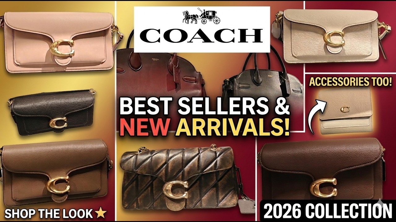 Coach Bags Collection 2026 | Coach Tabby, Viral Coach Handbags Prices | Luxury Bags Haul #shopping