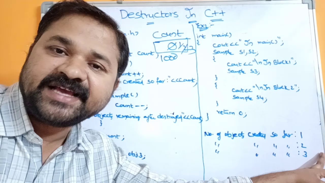 Destructors In C++ Programming