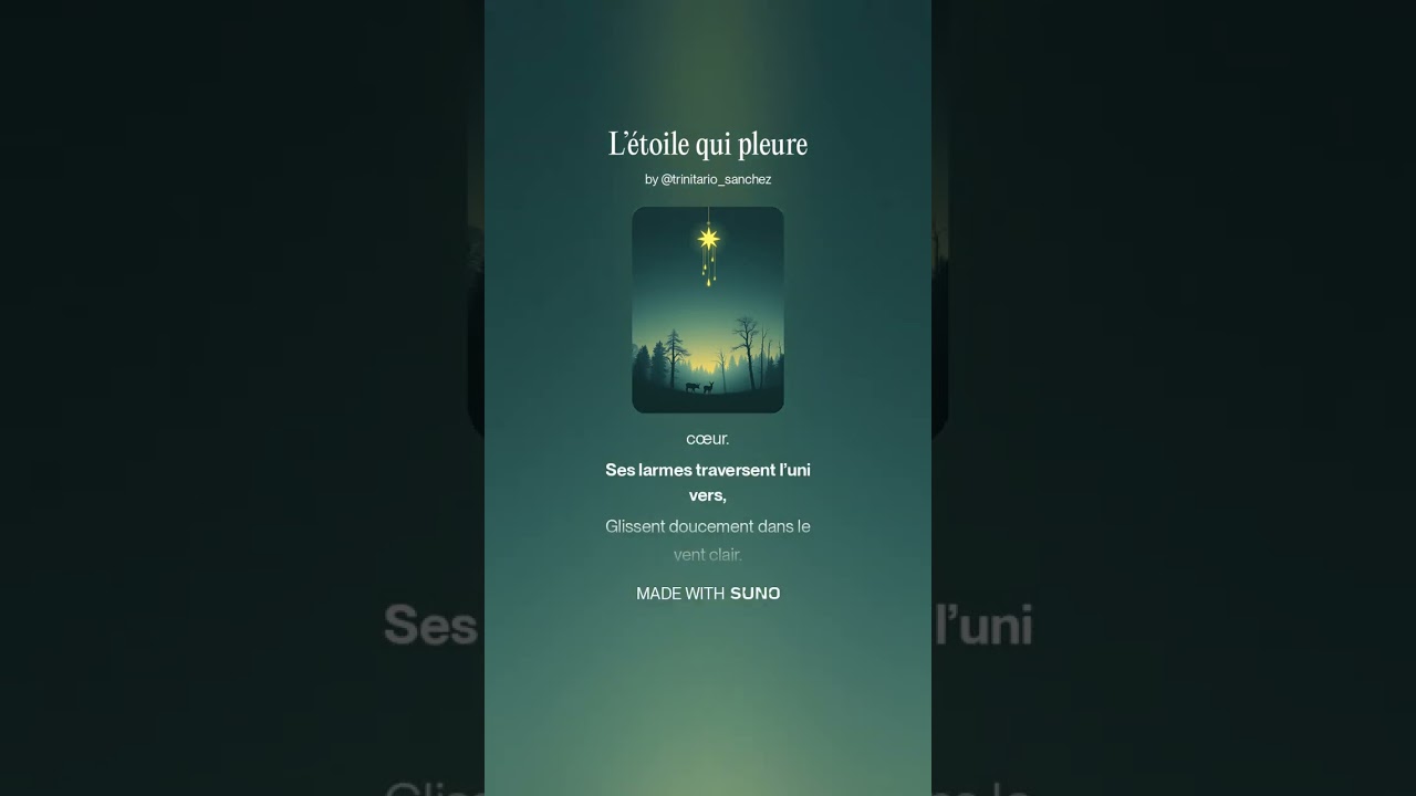 L’étoile qui pleure